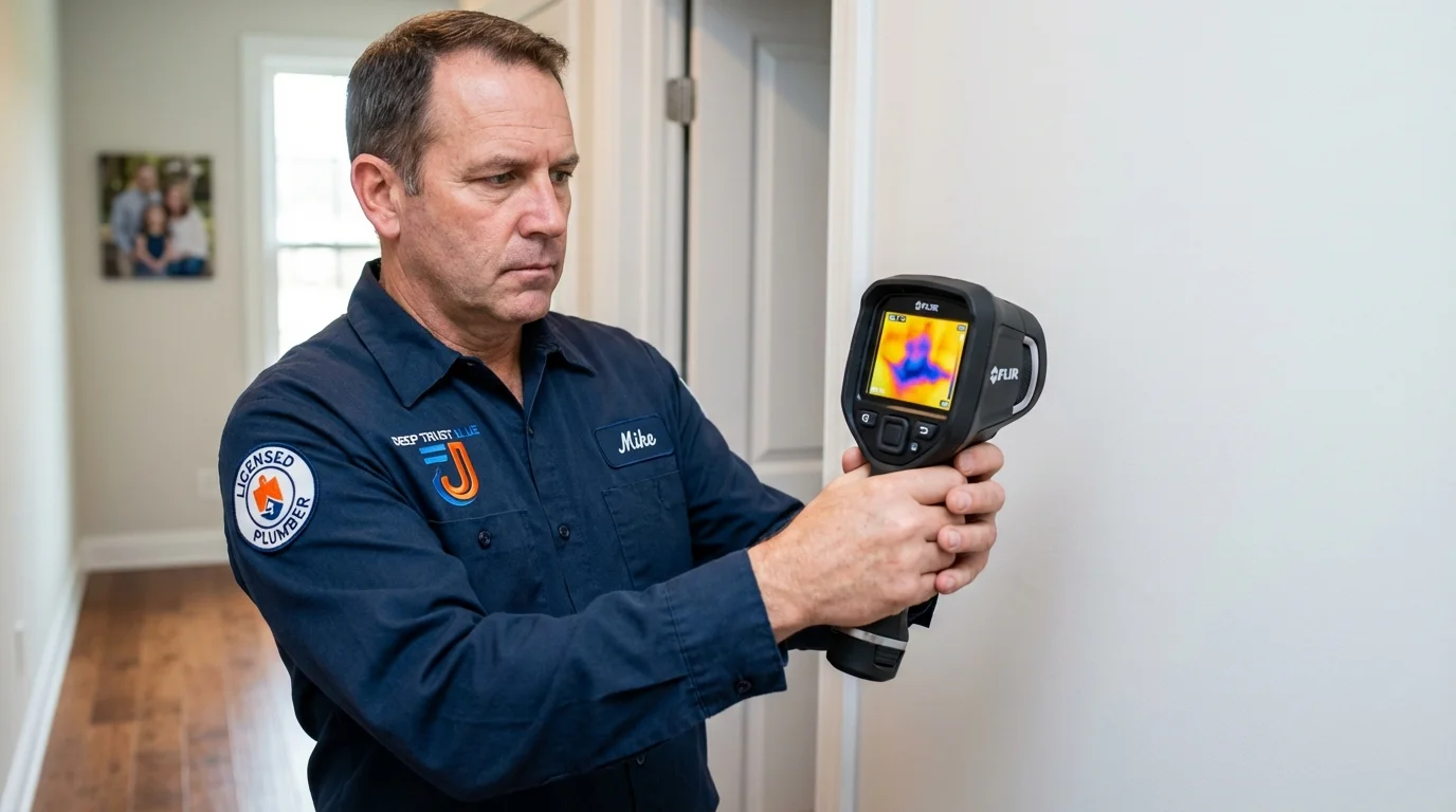 Thermal imaging leak detection by Johns Plumbing LLC in Ione